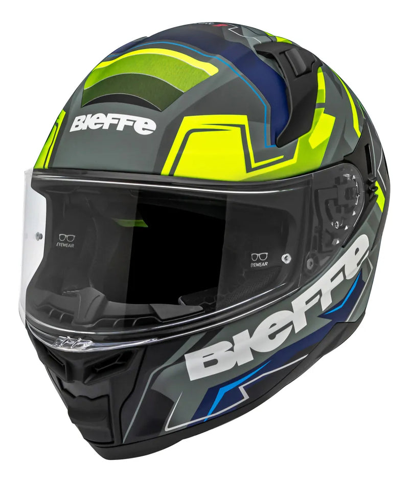 Capacete BIEFFE B-fast Climax - Detalhe frontal 
