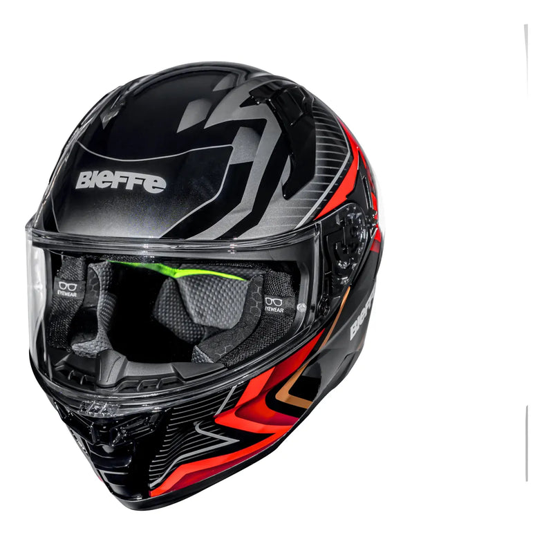 Capacete BIEFFE B-fast Strak Tamanho 58