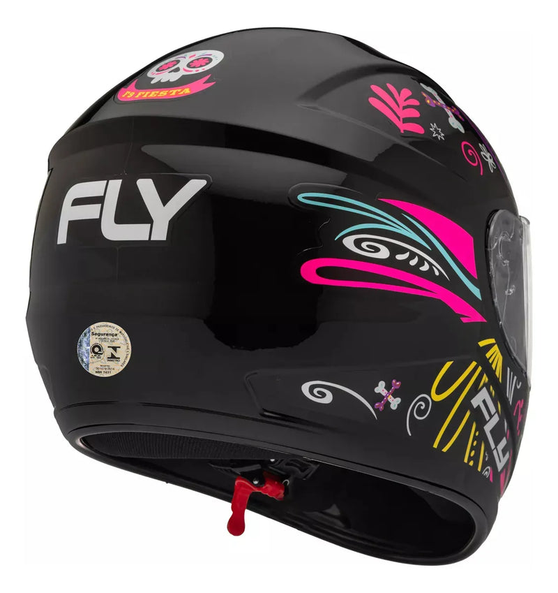 Capacete FLY F-9 HG Fiesta 