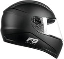 Capacete Fly F-9 Classic Fosco - Tamanho 60 visão Lateral 2
