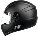 Capacete Fly F-9 Classic Fosco - Tamanho 60 visão Lateral 