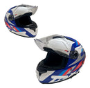 Capacete MT Helmets Thunder4 Ergo C7 Azul 58 - Vista Traseira
