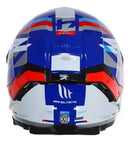 Capacete MT Helmets Thunder4 Ergo C7 Azul 58 - Vista traseira 1
