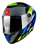Capacete MT Helmets Thunder4 Ergo E17 Blue Gloss Tamanho 58