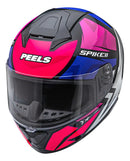 Capacete Peels Spike II 1ST Preto Fosco Pink Visão Geral 