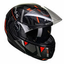 Capacete Peels U-RB2 Dynamic Preto Fosco/Vermelho 