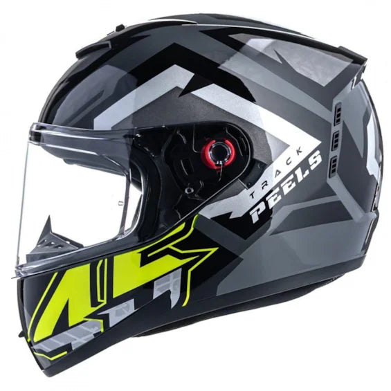 Capacete Peels Icon 23 Track Cinza/Prata - Tamanho 58