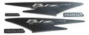 Kit Faixa Adesiva Honda Biz 125 EX 2011 – Azul Metálica