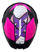 Capacete AXXIS Fénix Essence A2 - Preto/Roxo/Rosa