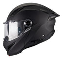 Capacete AXXIS Ghostfighter Solid A1 - Preto Fosco Articulado