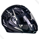 Capacete Peels U-RB2 Tech Line - Preto/Cinza Escamoteável