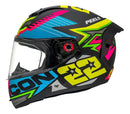 Capacete Peels Icon Pro RT 22 - Preto Fosco/Amarelo Fluorescente
