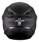 Capacete AXXIS Ghostfighter Solid A1 - Preto Fosco Articulado