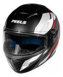 O Capacete Peels Spike II BSN - Preto/Vermelho