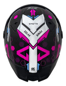 Capacete AXXIS Fénix Alpha B8 - Preto/Rosa