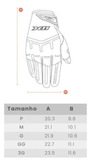 Luva X11 Fit X Masculina - Preta