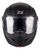 Capacete AXXIS Ghostfighter Solid A1 - Preto Fosco Articulado