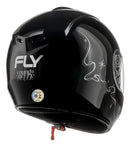 Capacete Fly Young Belle - Preto com brilho