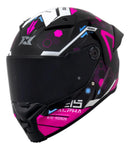 Capacete AXXIS Fénix Alpha B8 - Preto/Rosa