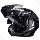 Capacete Peels U-RB2 Tech Line - Preto/Cinza Escamoteável