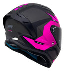 Capacete MT Helmets Stinger 2 ORS A7 - Preto/Rosa Fosco