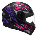 Capacete Peels Spike II DSM - Preto/Rosa/Roxo Fosco
