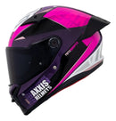 Capacete AXXIS Fénix Essence A2 - Preto/Roxo/Rosa