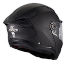 Capacete AXXIS Ghostfighter Solid A1 - Preto Fosco Articulado