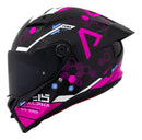 Capacete AXXIS Fénix Alpha B8 - Preto/Rosa
