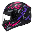 Capacete Peels Spike II DSM - Preto/Rosa/Roxo Fosco