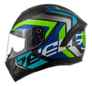 Capacete Peels Spike II GTX - Cor Preto Fosco/Azul