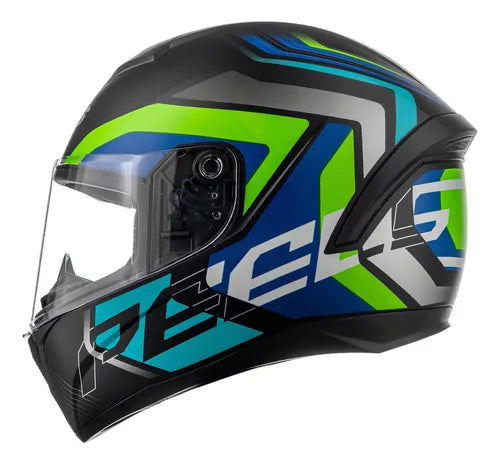 Capacete Peels Spike II GTX - Cor Preto Fosco/Azul