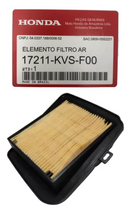 Elemento Filtro de Ar Honda Titan 125/150 Fan 125/150 Titan 160 - Original 17211KVSF00
