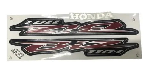 Faixa Adesiva Honda BIZ 110i 2019 Original Cinza - Qualidade Premium e Acabamento Perfeito