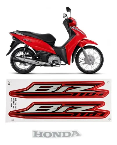 FAIXA BIZ-110 I 2022-23 VERMELHO 1364