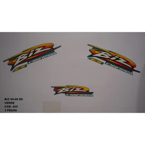 FAIXA BIZ100 99/00 VERDE 400