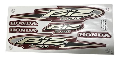 FAIXA BIZ100 KS-2005 VERMELHA 647