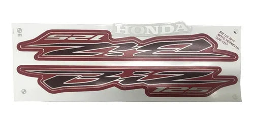 FAIXA BIZ125 2018 VERMELHA 1257