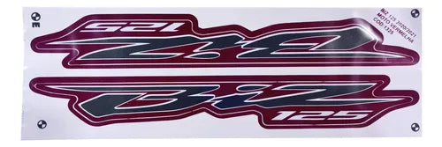 Faixa Adesiva Honda BIZ 125 2020-21 Original Vermelha - Qualidade Premium e Acabamento Perfeito