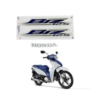 Faixa Adesiva Honda BIZ 125 2022 Original Azul/Branco - Qualidade Premium e Acabamento Perfeito