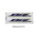 Faixa Adesiva Honda BIZ 125 2022 Original Azul/Branco - Qualidade Premium e Acabamento Perfeito