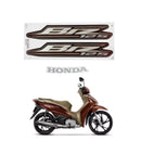 Faixa Honda Biz 125 2022 Marrom  - Modelo Original