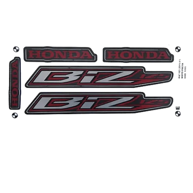 FAIXA BIZ125 ES 2015 PRETA 1195