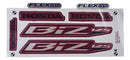 FAIXA BIZ125 ES 2015 VERMELHA 1193