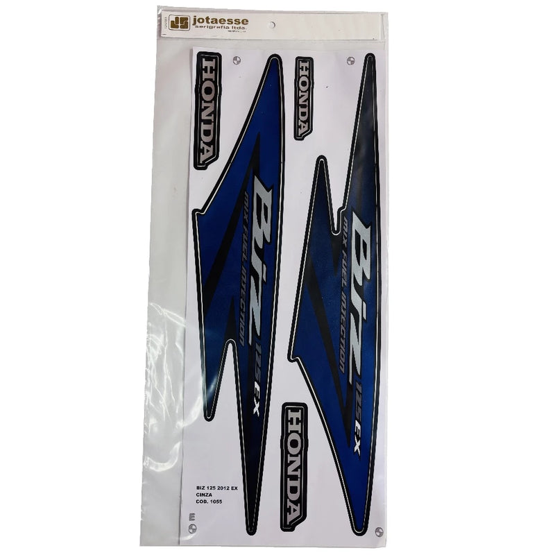 FAIXA BIZ125 EX 2012 CINZA-MET 1055