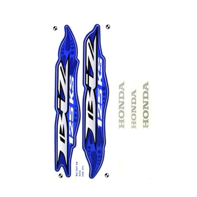 FAIXA BIZ125 KS 2007 AZUL 803