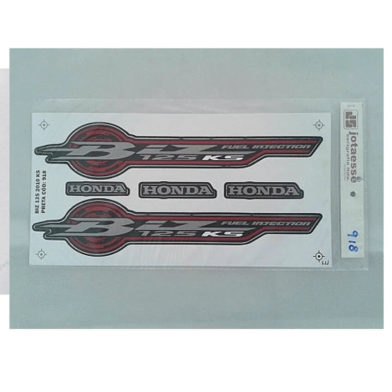 FAIXA BIZ125 KS 2010 PRETO 918