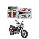 Kit Adesivos Honda CB 250 Twister 2017 Branca - Faixas Originais 1230