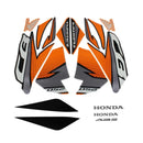 Kit Adesivos Honda CB 250 Twister 2019 Laranja - Faixas Originais 1280