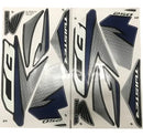Kit Adesivos Honda CB 250 Twister 2019 Prata - Faixas Originais 1279